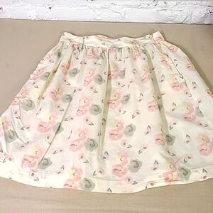 MNG Light Cotton Floral Skirt